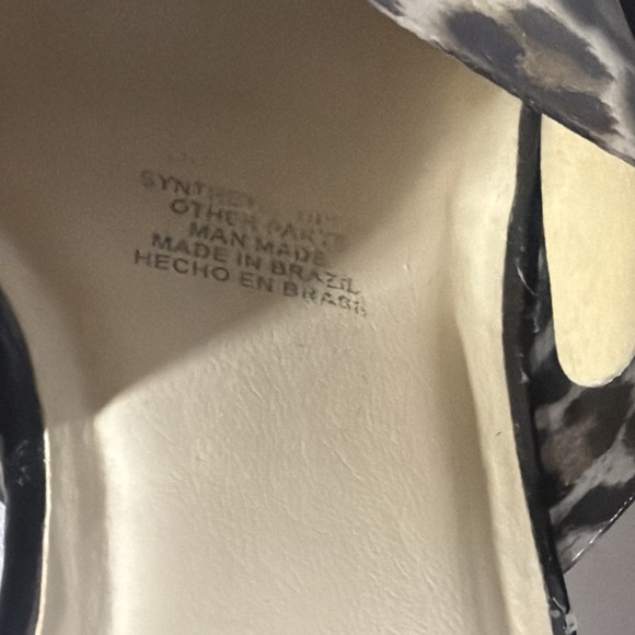 Naturalizer Women's Open Toe Sandle Slip On Mule Cheetah Print Size 8 - Picture 8 of 11